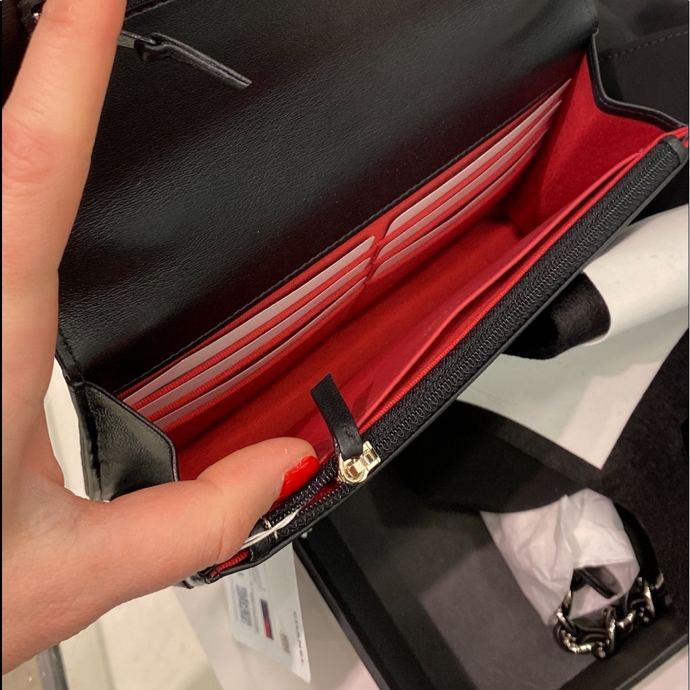 ❌SOLD❌  ❤️Host Pick!🥳 CHANEL 22P Black Lambskin 19 WOC bag - NEW with RECEIPT - Picture 9 of 17
